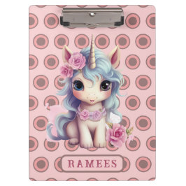 Pranchetas Nome Personalizado Fairy Baby Unicorn Sparparte