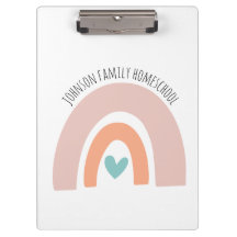 Nome Personalizado Rainbow Homeschool