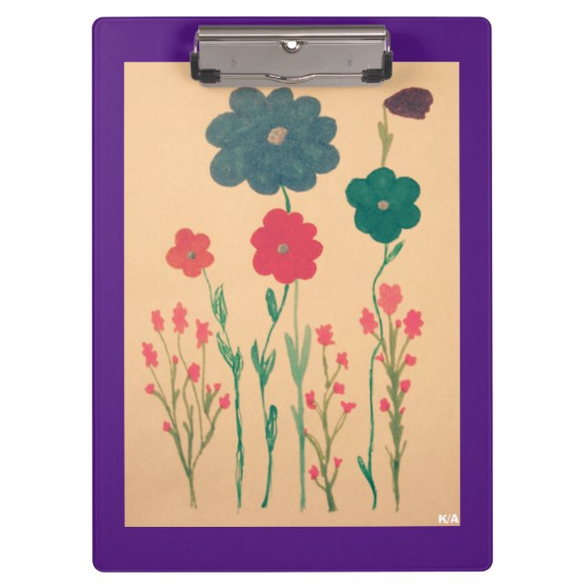 Pranchetas Nostalgia floral de estilo antigo (Frente)