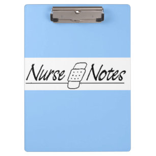Pranchetas Notas das enfermeiras
