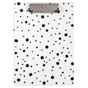 Pranchetas Notebook Black and White Bolinhas e Strips