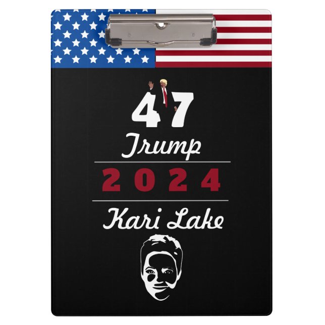 Pranchetas Notebook Trump Kari Lake 2024 (Frente)