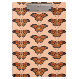 Pranchetas Novembro Citrine Monarch Butterfly Design