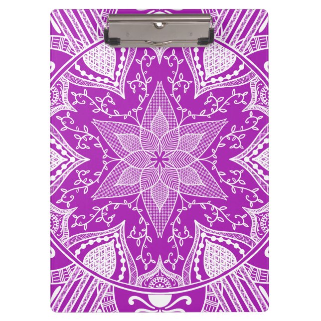 Pranchetas Nudibranch Mandala (Frente)