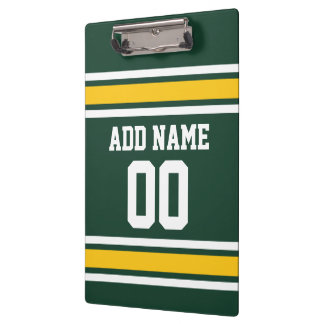Pranchetas Número de Nome Personalizado de Futebol de Jersey