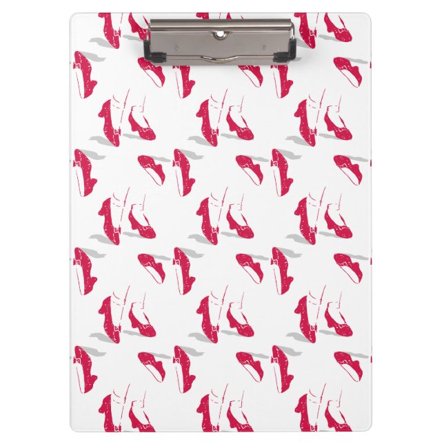 Pranchetas O Assistente De Oz™ | Padrão Ruby Slippers™ (Frente)