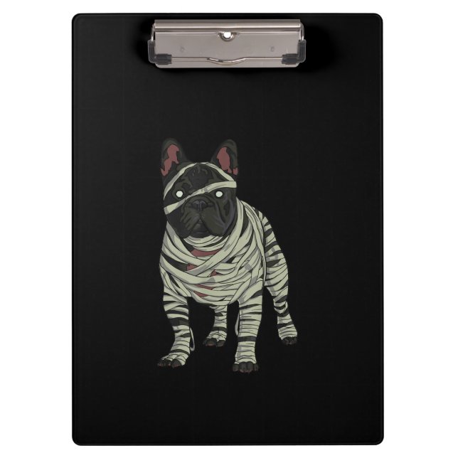 Pranchetas O Cachorro Bulldog Francês Mummy Halloween Gift (Frente)