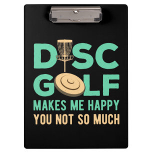 Pranchetas O Golfe de Disco Me Torna Feliz