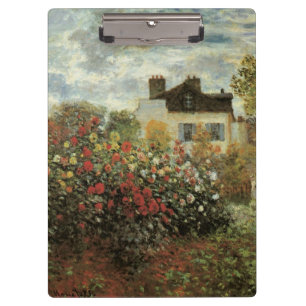 Pranchetas O Jardim de Monet em Argenteuil de Claude Monet