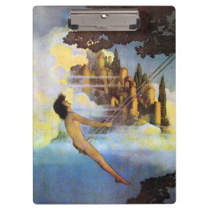 Pranchetas O vintage Dinky Maxfield Parrish do pássaro