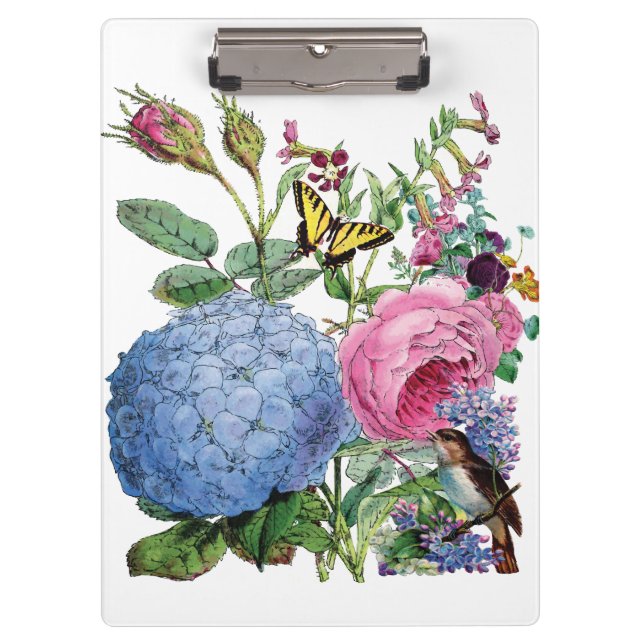 Pranchetas O vintage floresce o conselho de grampo (Frente)