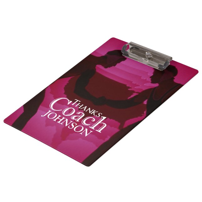 Pranchetas Obrigados de luta Encaixe Vermelho Silhouette (Inclinado)