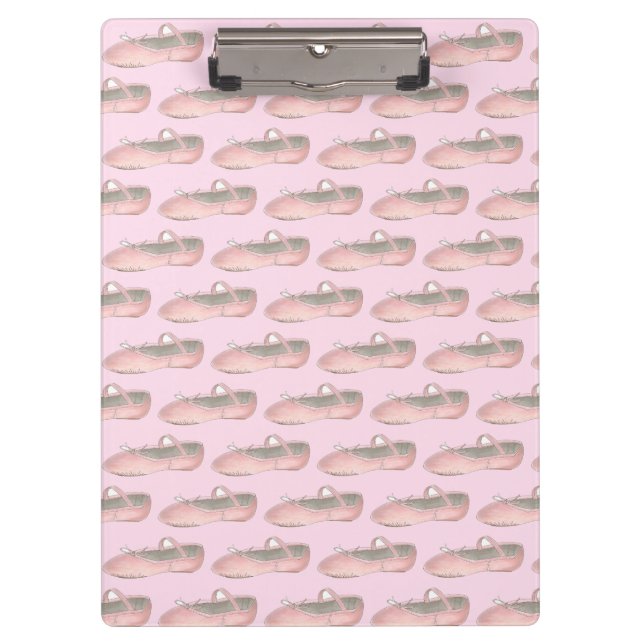 Pranchetas Oferta de Calçado rosa para professor de dança per (Frente)