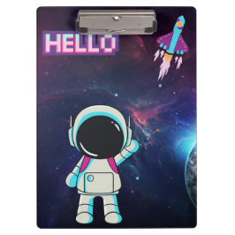 Pranchetas "Olá do Espaço"