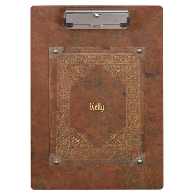 Pranchetas Olhar de couro velho (customizável) (Frente)