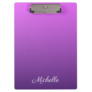 Pranchetas Ombre roxo personalizado