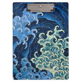 Pranchetas Onda Feminina Hokusai Vintage Oceano
