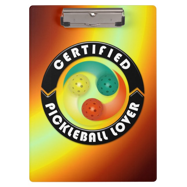 Pranchetas Opções de Lover 1 de Pickleball Certificadas (Frente)