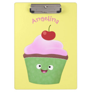 Pranchetas Óptica ilustração do desenho animado do cupcake fe