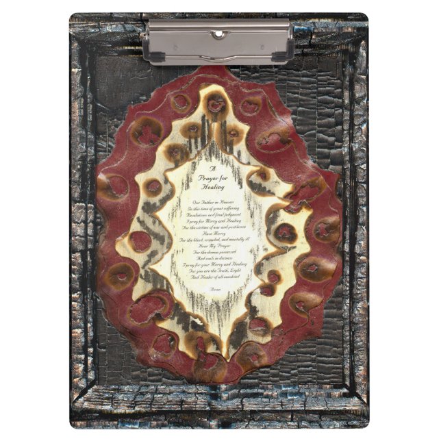 Pranchetas Oração Para A Cura E Proteção Cruzada (Frente)