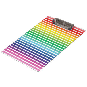 Pranchetas Orgulho lgbtq lgbt arco-íris padrão de listras b