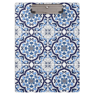 Pranchetas Ornamentado Azul Floral Mediterrâneo Azulejo Sici
