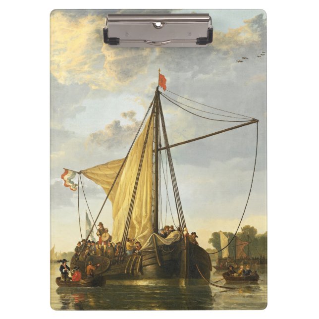 Pranchetas Os Maas em Dordrecht Aelbert Cuyp (Frente)