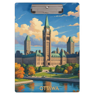 Pranchetas Ottawa Canada Parliament Building, City Skyline