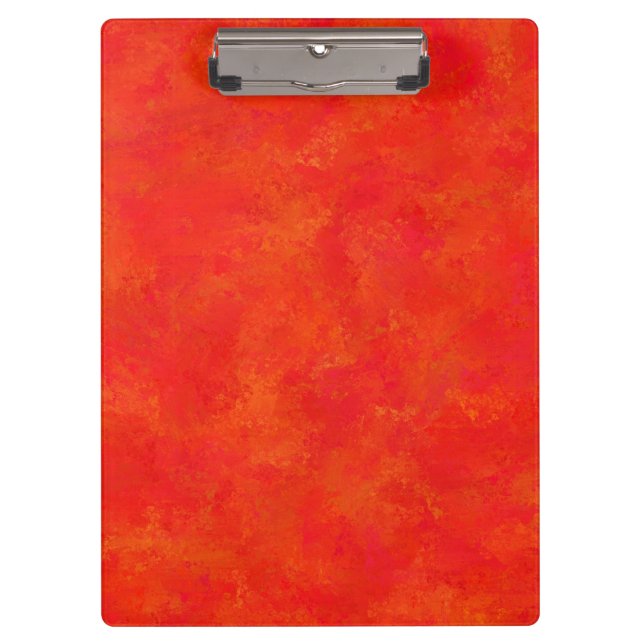 Pranchetas Padrão Abstrato Laranja Vermelho (Frente)