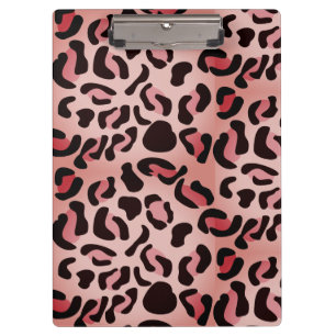 Pranchetas Padrão Animal Moderno de Leopardo