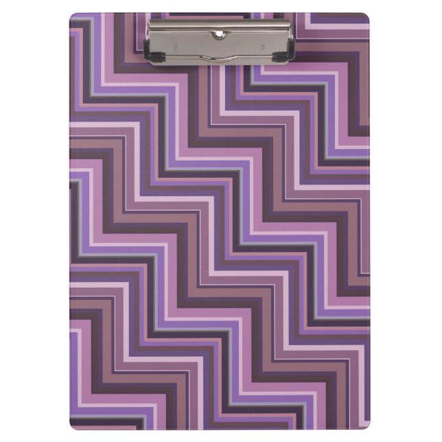 Pranchetas Padrão das escadas das faixas de Mauve (Frente)