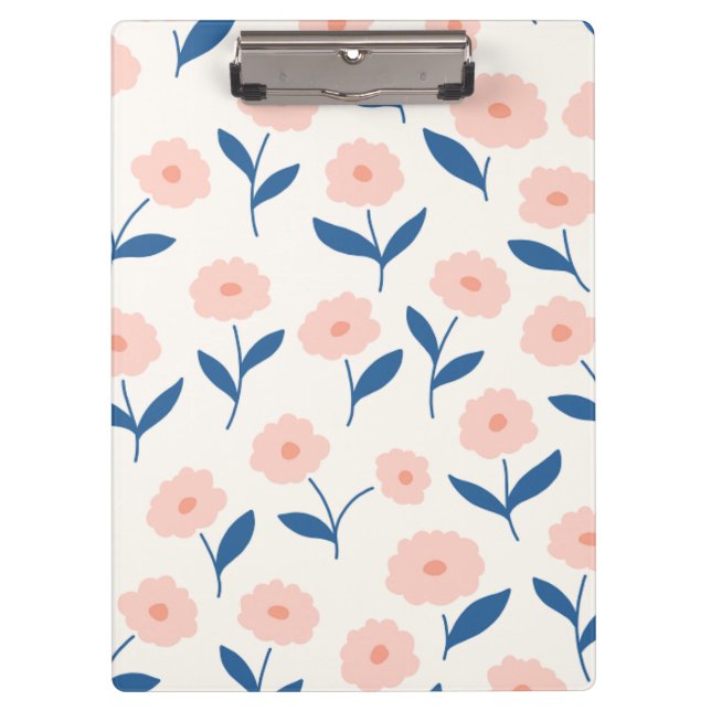 Pranchetas Padrão das flores cor-de-rosa chic boho-cômoda (Frente)