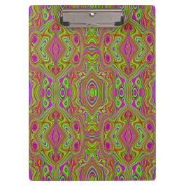 Pranchetas Padrão de Abstrato magenta do Trippy Retro Chartre