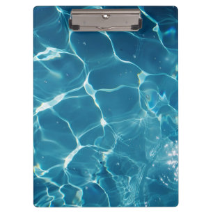 Pranchetas Padrão de Água Piscina Azul Aqua
