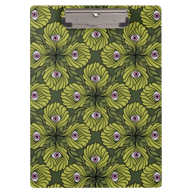 Pranchetas Padrão de Arte de Fantasia Verde, Primavera de Fáb (Frente)