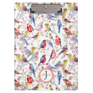 Pranchetas Padrão de Aves Aquáticas com Encantamento de Monog