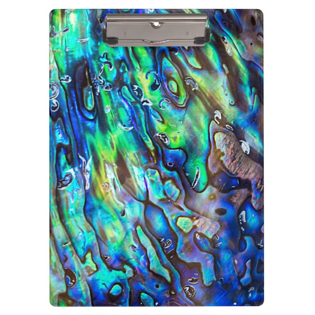 Pranchetas Padrão de Concha de Abalone Paua da Nova Zelândia  (Frente)