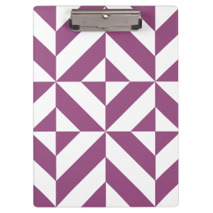 Pranchetas Padrão de Cubo de Deco Geométrico Quente