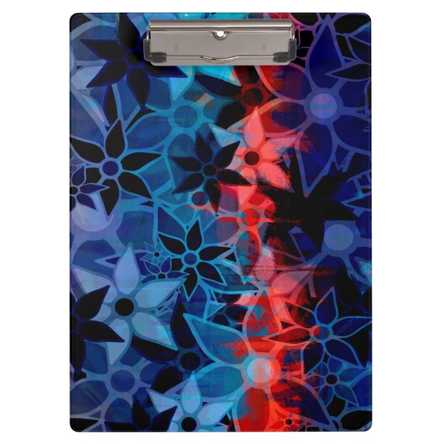 Pranchetas Padrão de Flor de abstrato Art nº 2 (Frente)