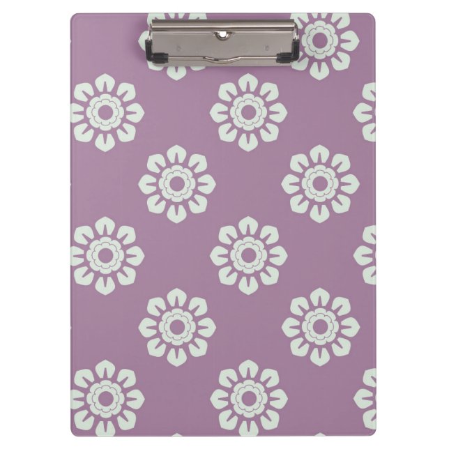 Pranchetas Padrão de Flor Elegante (Frente)