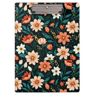 Pranchetas Padrão de Flores Exóticas Florais-24190