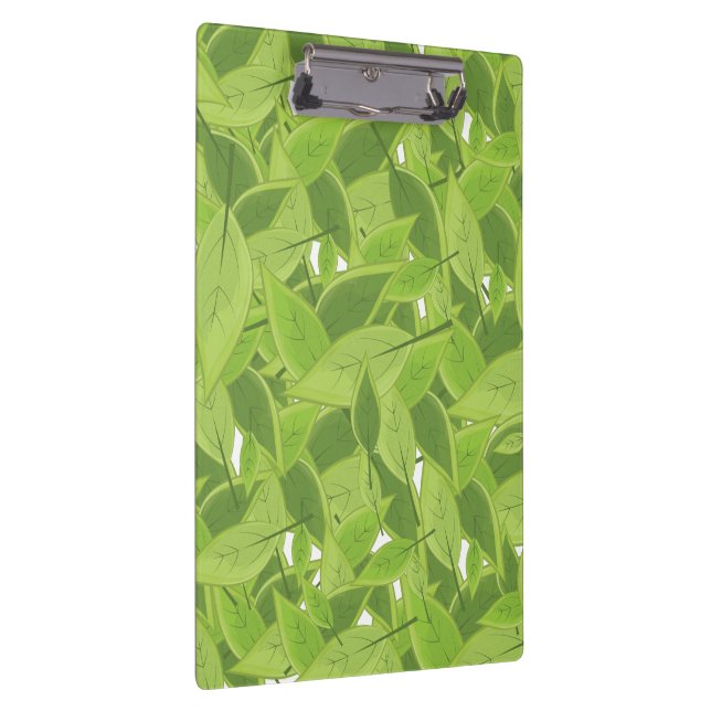 Pranchetas Padrão de Folhas Verdes (Direita)
