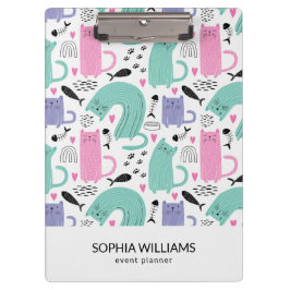 Pranchetas Padrão de Gatos Frescos