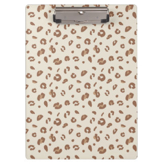 Pranchetas Padrão de Impressão de Leopardo Abstrato Neutro |