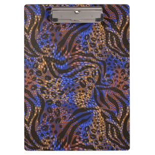 Pranchetas Padrão de impressão do leopardo e da zebra luxuoso