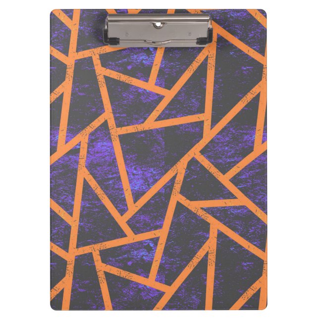 Pranchetas Padrão de mosaico de Halloween (Frente)