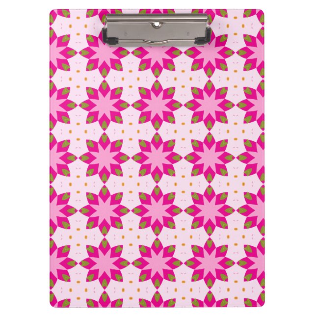 Pranchetas Padrão de mosaico de pétala rosa (Frente)