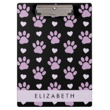 Padrão De Patas, Patas Liláticas, Corações, Seu No