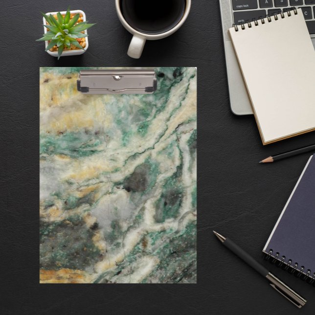 Pranchetas Padrão de Pedra Mineral Marinha Verde (In Situ)