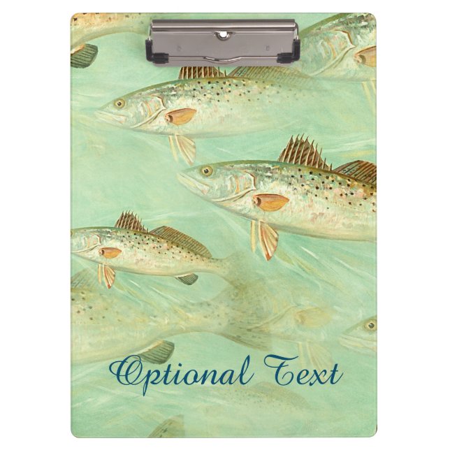 Pranchetas Padrão de Peixes de Bass (Frente)